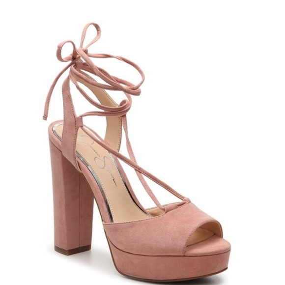Jessica Simpson Shoes - Jessica Simpson Suede strappy platform sandals